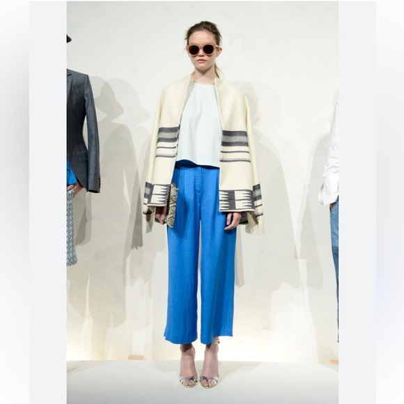 J.Crew southwestern tapestry woven blanket jacket blazer coat size medium - Picture 9 of 10